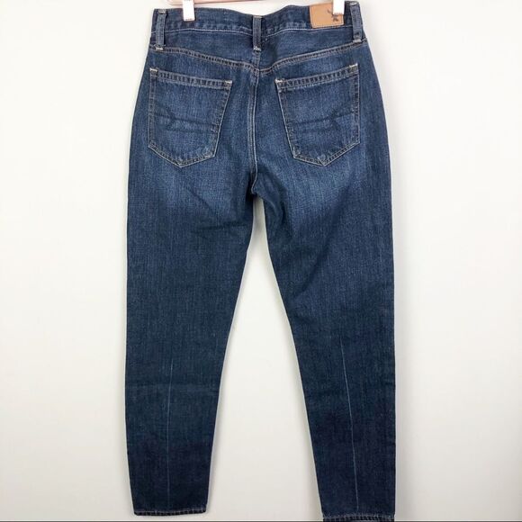 AMERICAN EAGLE | Vintage Hi-Rise Dark Wash Denim Jeans Women’s Size 2 - Picture 6 of 9